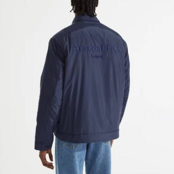 Arsenal Navy Chapman Padded Jacket - Picture 2 of 12